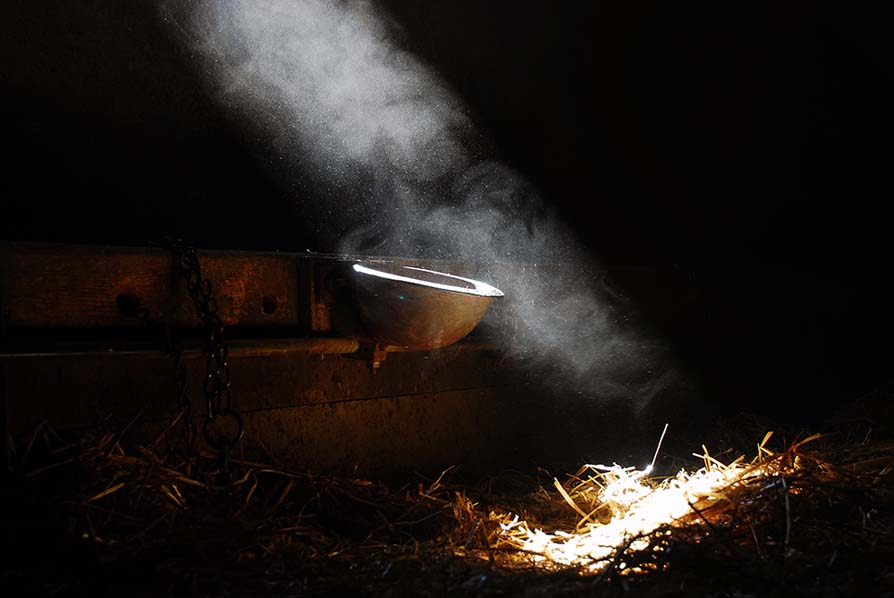 Kuhtränke, Uri, Schweiz 2009.